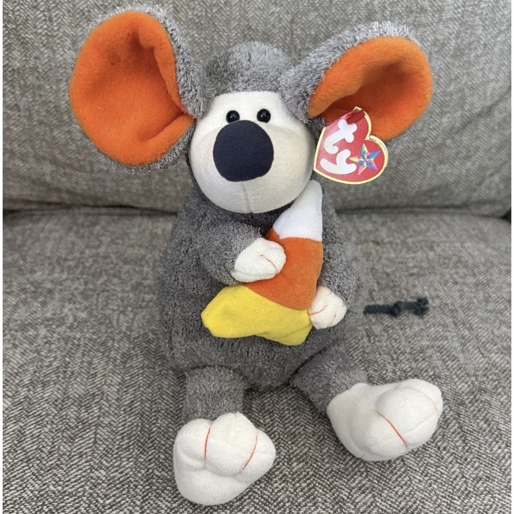 Vintage 2005 TY Beanie Babies Buddies RATZO the Halloween Rat Mint With Tag